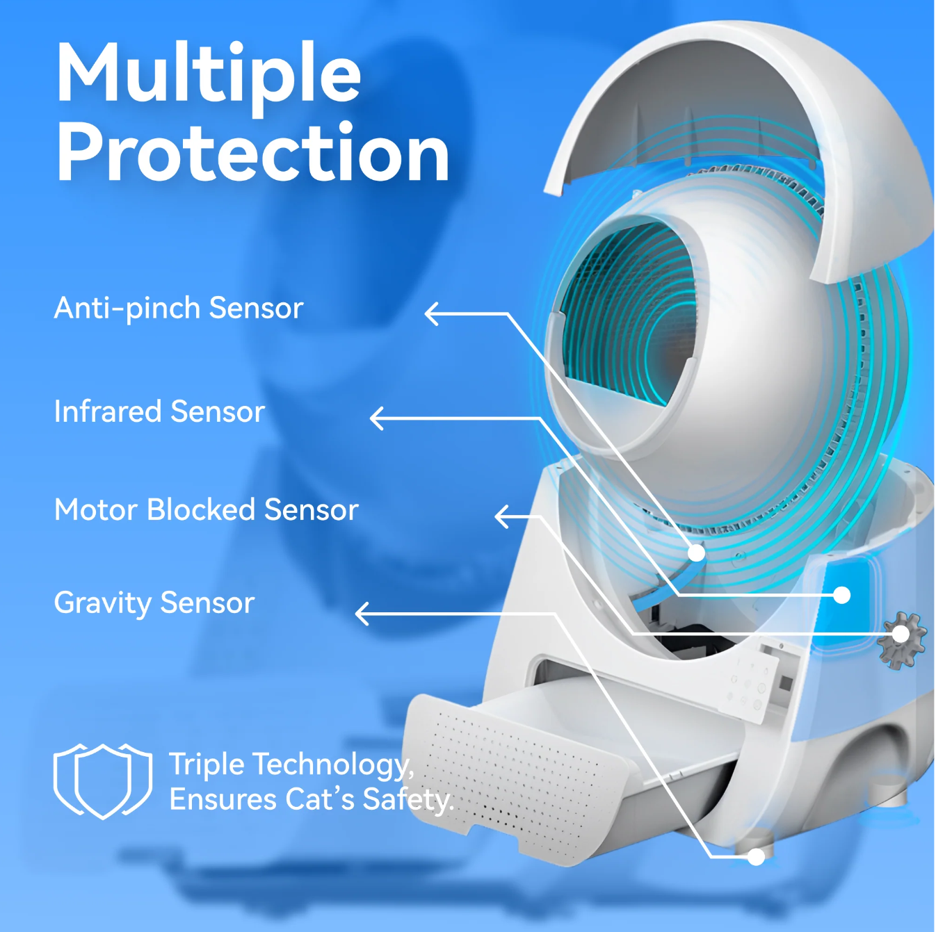 Self Cleaning Litter Box - Scooper Luxury Pro-X